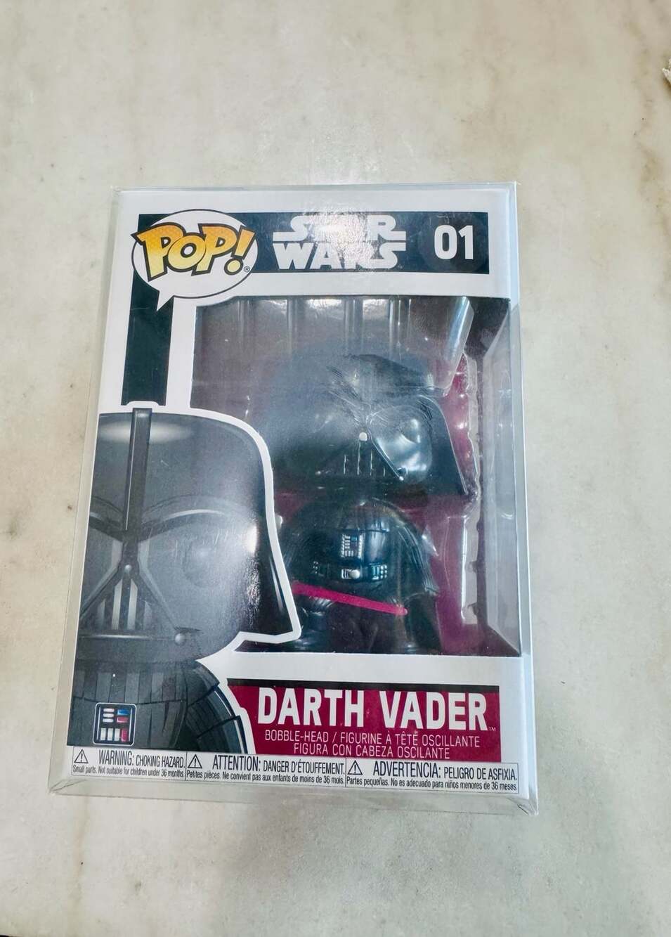New sealed Funko Pop! Star Wars Darth Vader Vinyl Bobble-Head Figure #01